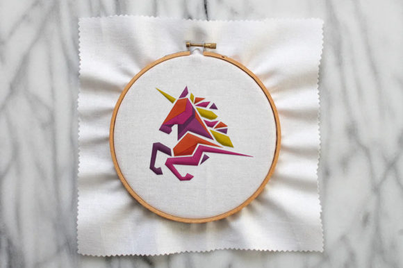 Cute Full Color Unicorn Embroidery Review