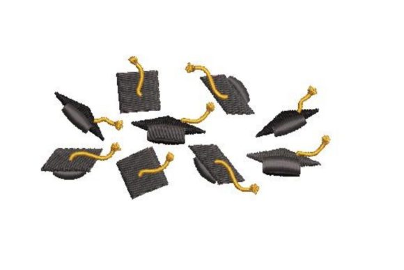 Falling Graduation Capes Embroidery Review