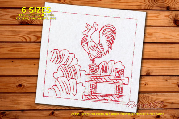 Farm Rooster on Fence Review