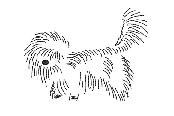 Funny Shaggy Dog-lapdog: A Designer's Review for Boutique Sweatshirts
