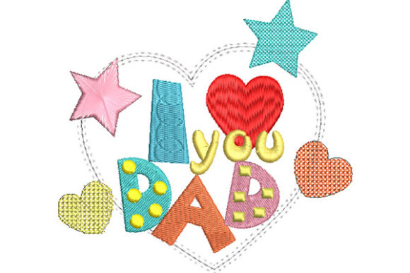 I Love You Dad Colorful Sketch Review