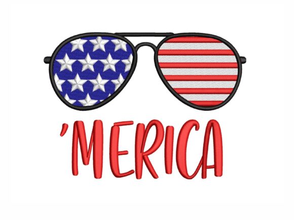 Merica Sunglasses Embroidery Review