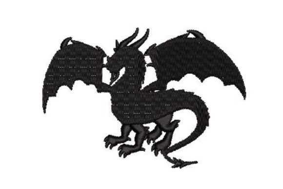 Silhouette of a Dragon Embroidery Design Review