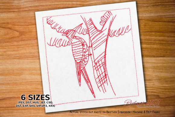 Woodpecker Pecking Lineart Design Review